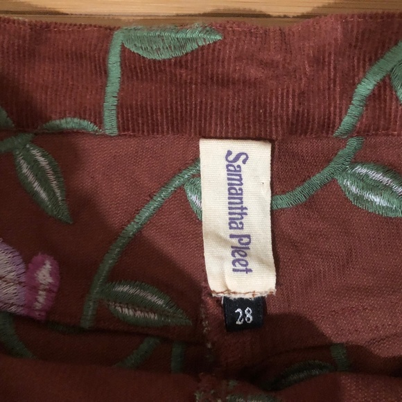 Samantha Pleet Plank Pants in Hazelnut Sweet Fawn - Picture 2 of 8